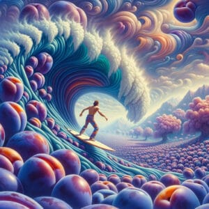 Plum Wave Break