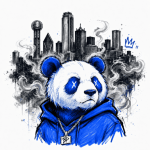 Blue Panda