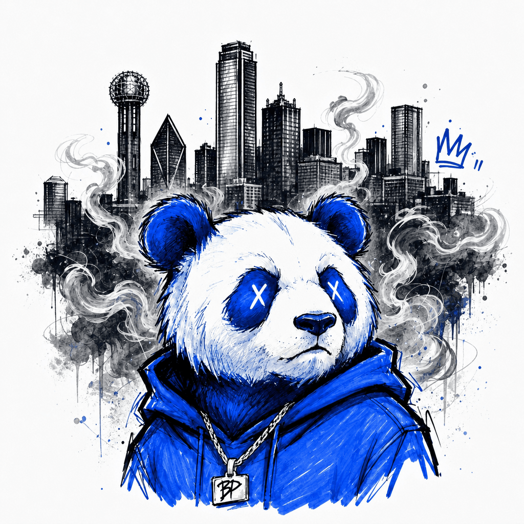 Blue Panda